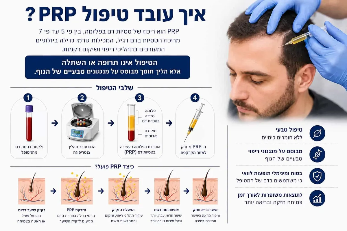 PRPclinic - טיפולי PRP, IPRF ו-CGF לנשירת שיער ואסתטיקה רפואית, תמונה 3